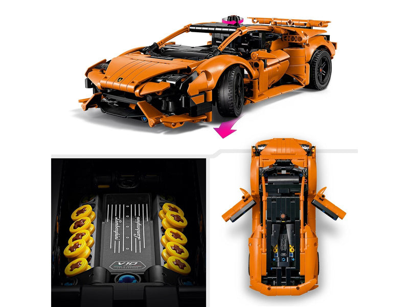 LEGO Technic 42196 Lamborghini Huracán Tecnica Orange
