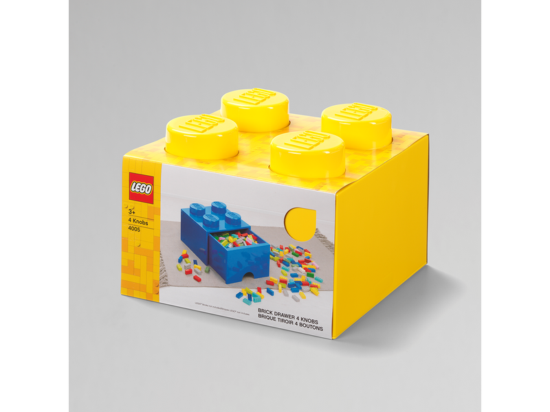 LEGO BRICK DRAWER 4 - YELLOW
