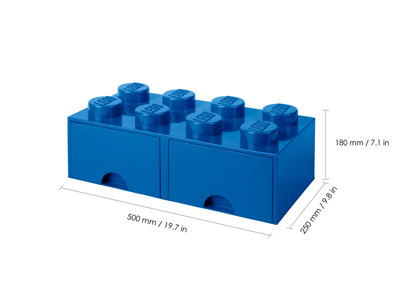 LEGO BRICK DRAWER 8 - BLUE