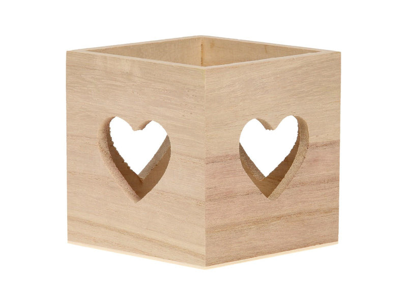 Playwood Tea light holder Heart