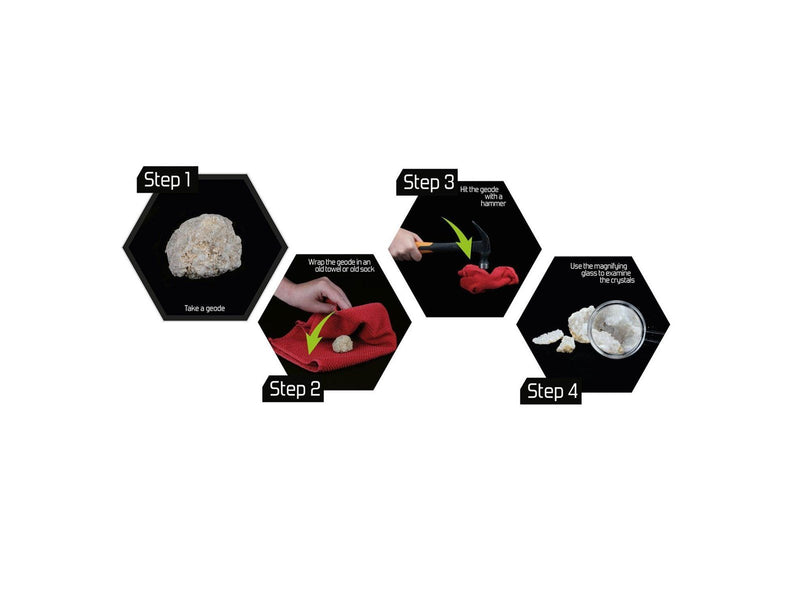 Explore Geodes Breaking