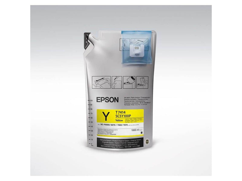 Epson Ink UltraChrome DS T741400 1L Yellow - Tintenpatrone Gelb