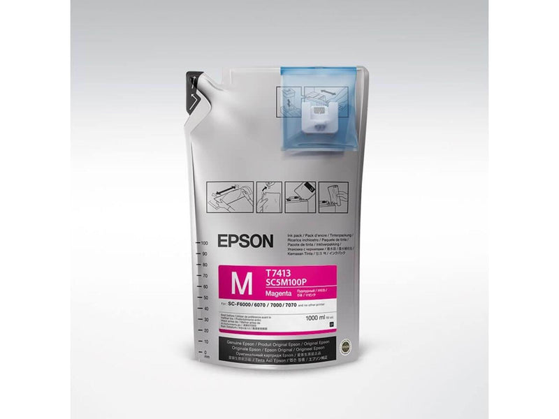 Epson Ink UltraChrome DS T741300 1L Magenta - Tintenpatrone Magenta