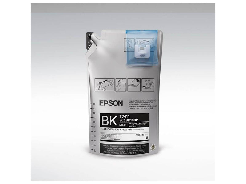 Epson Ink UltraChrome DS T741100 1L Black - Tintenpatrone Schwarz