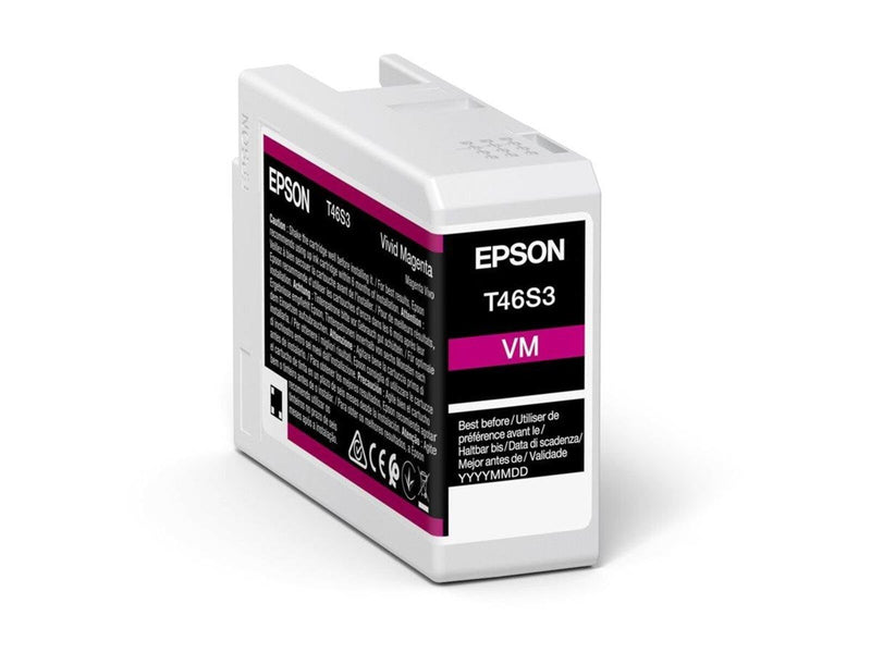 Epson Ink UltraChrome PRO T46S30N Vivid Magenta 25ml - Tintenpatrone Lebendes Rot
