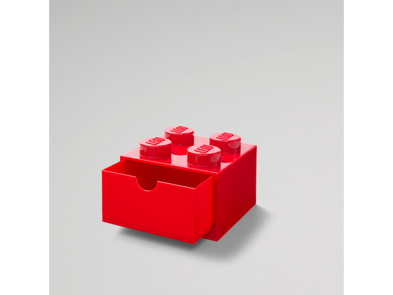 LEGO Desk Drawer 4 - Red