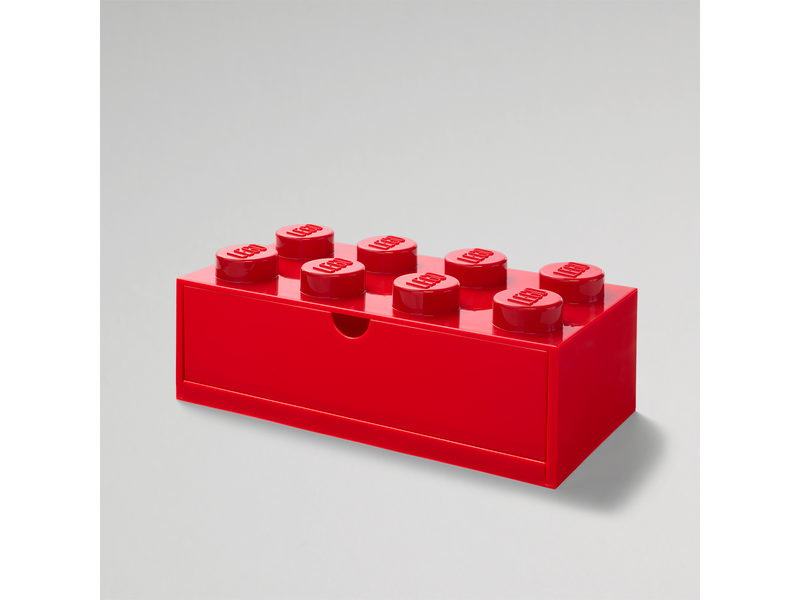 LEGO Desk Drawer 8 - Red