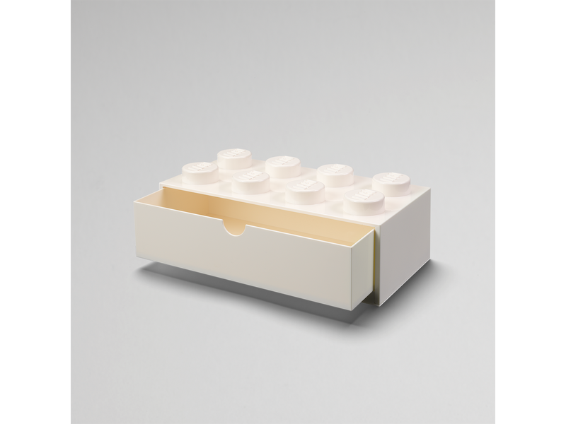 LEGO DESK DRAWER 8 - WHITE