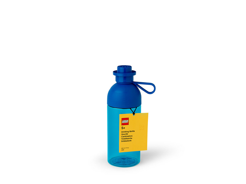 LEGO HYDRATION BOTTLE 0.5L - TRANSPARENT BLUE