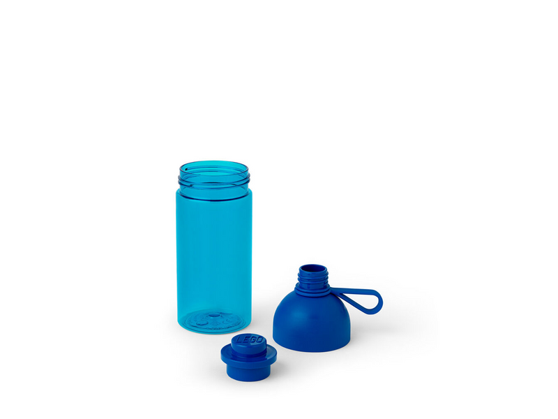 LEGO HYDRATION BOTTLE 0.5L - TRANSPARENT BLUE