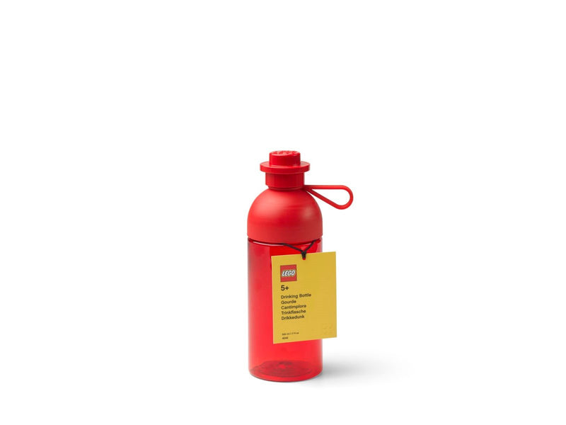 LEGO HYDRATION BOTTLE 0.5L - TRANSPARENT RED