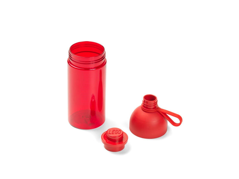 LEGO HYDRATION BOTTLE 0.5L - TRANSPARENT RED