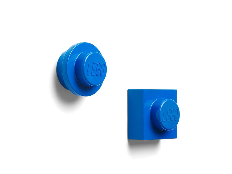 LEGO MAGNET SET ROUND AND SQUARE - BLUE