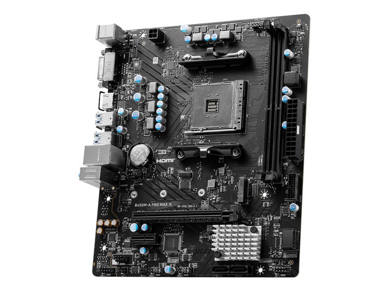 MSI B450M-A PRO MAX II Mainboard - AMD B450 - AMD AM4 socket - DDR4 RAM - Micro-ATX