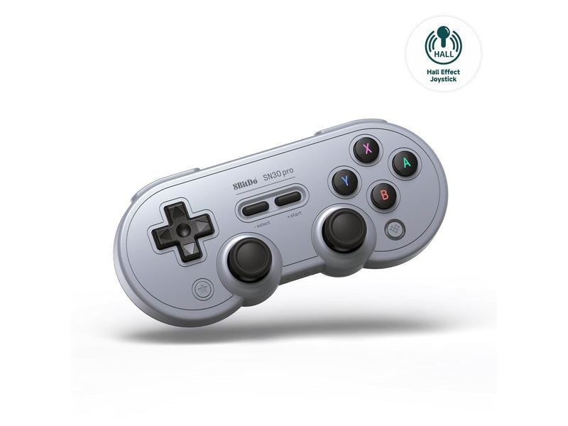 8BitDo SN30 Pro Bluetooth Controller (Hall Effect) - Grey - Wireless Controller - Android