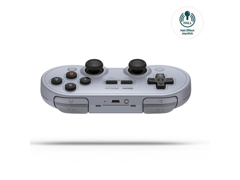 8BitDo SN30 Pro Bluetooth Controller (Hall Effect) - Grey - Wireless Controller - Android