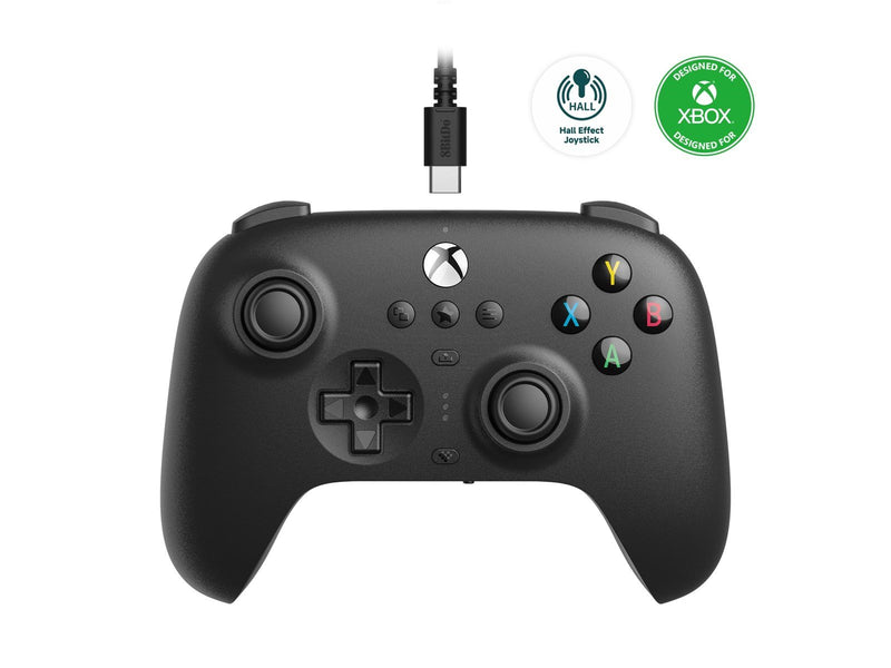 8BitDo Ultimate Wired Controller for Xbox (Hall Effect) - Black - Wired Controller - Microsoft Xbox One