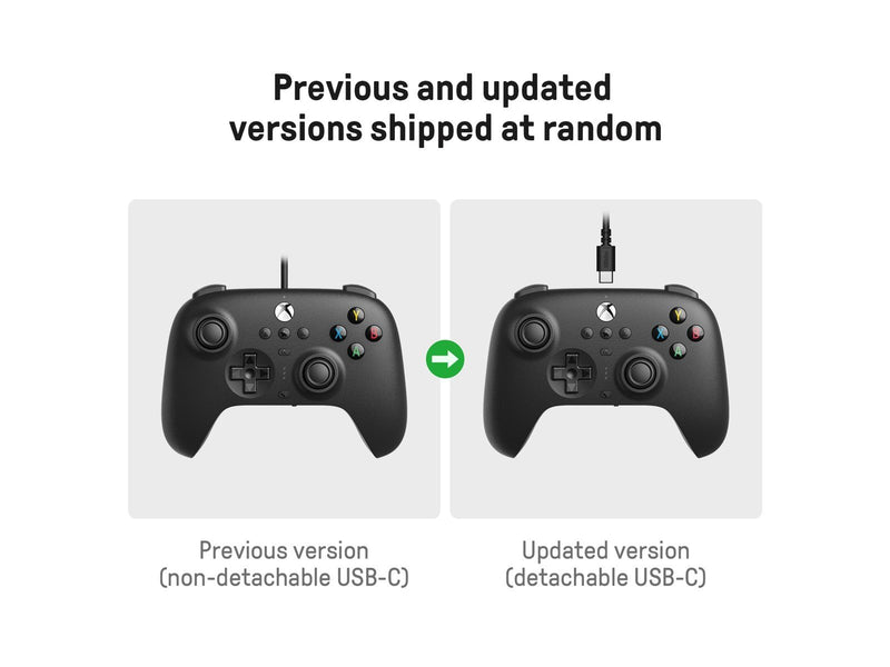 8BitDo Ultimate Wired Controller for Xbox (Hall Effect) - Black - Wired Controller - Microsoft Xbox One
