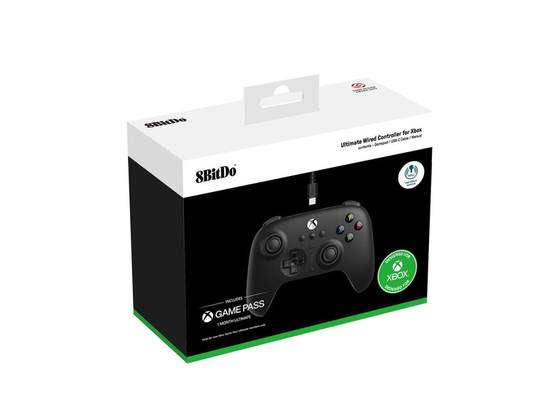 8BitDo Ultimate Wired Controller for Xbox (Hall Effect) - Black - Wired Controller - Microsoft Xbox One