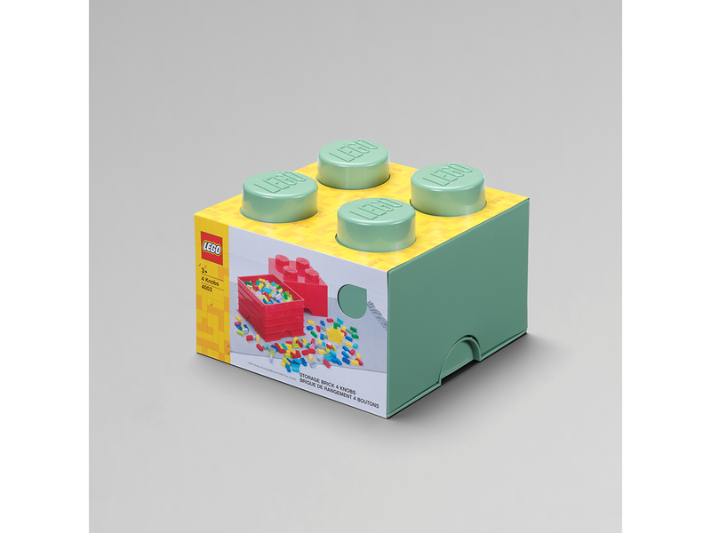 LEGO STORAGE BRICK 4 - SAND GREEN