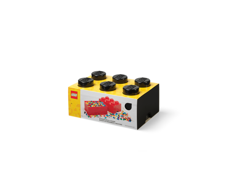 LEGO Storage brick 6 - BLACK
