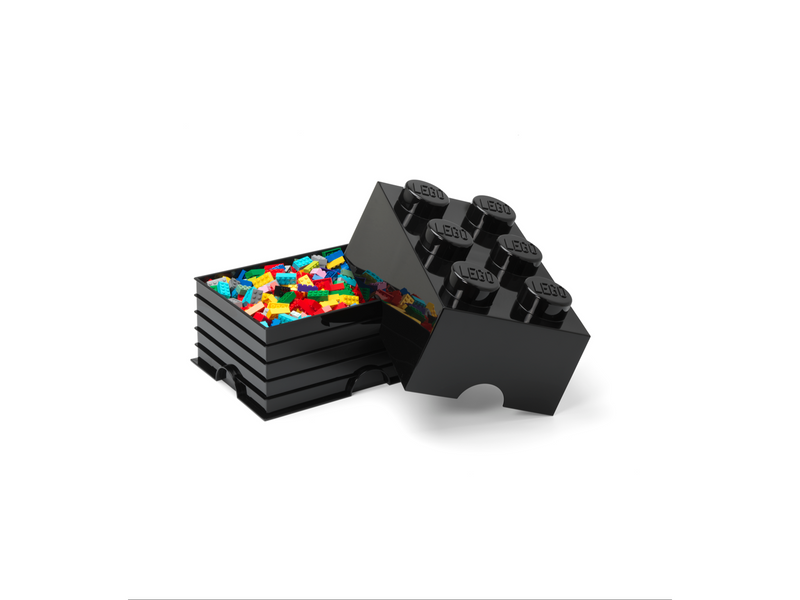 LEGO Storage brick 6 - BLACK
