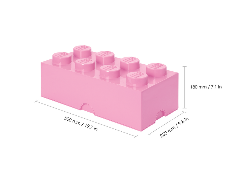 LEGO STORAGE BRICK 8 - LIGHT PURPLE