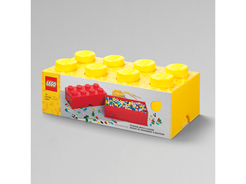 LEGO STORAGE BRICK 8 - YELLOW