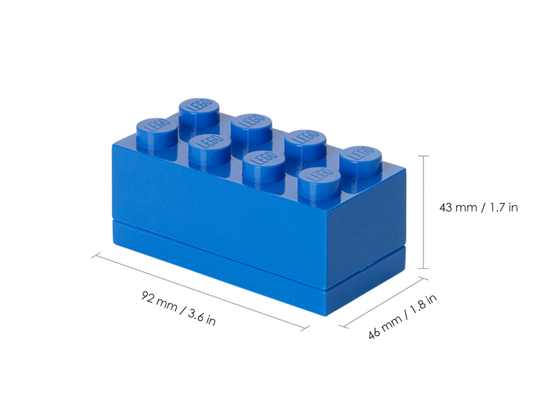 LEGO STORAGE MINI BOX 8 - BLUE