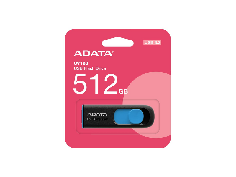 A-Data DashDrive UV128 - Schwarz - 512GB - USB-Stick