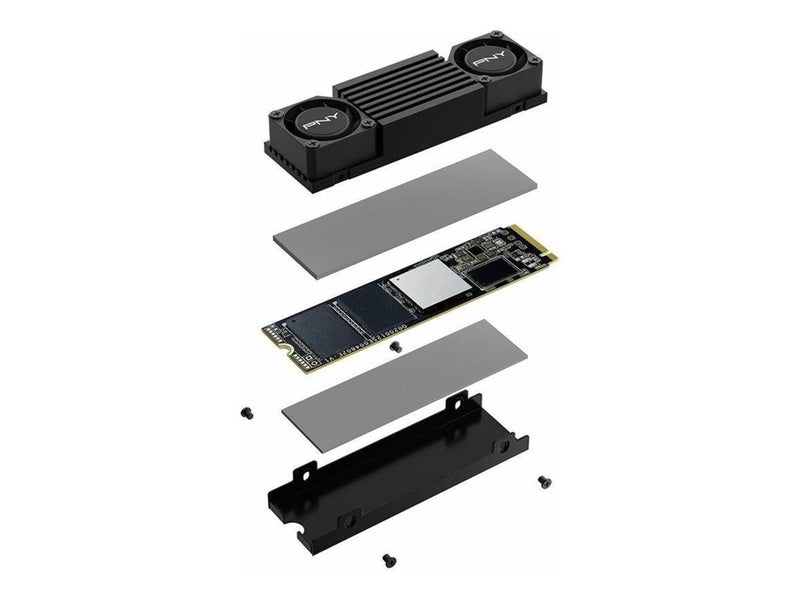PNY XLR8 CS3150 SSD - 2TB - PCIe 5.0 - M.2 2280
