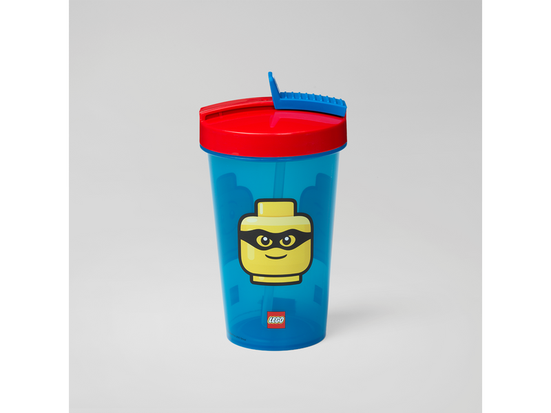 LEGO TUMBLER WITH STRAW ICONIC CLASSIC