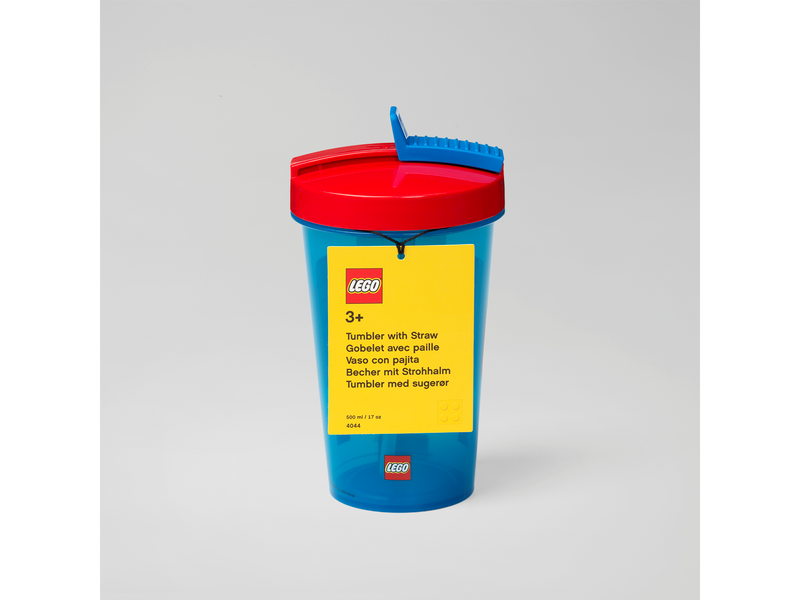 LEGO TUMBLER WITH STRAW ICONIC CLASSIC