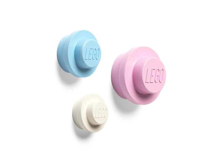 LEGO Knager i pink blå og hvid (3-pak)