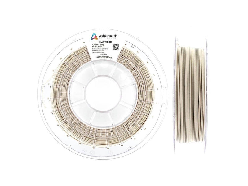 ADDNORTH PLA Wood 1.75mm 500g Nordic Birch