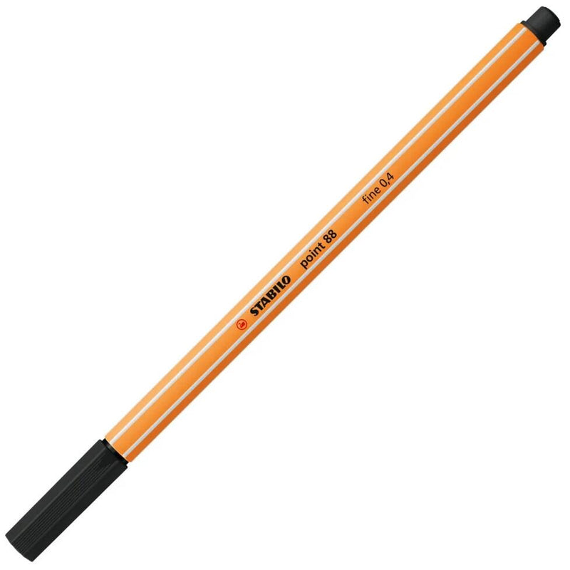STABILO Fineliner point 88 - 10 Stück - schwarz