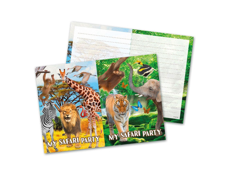 Folat BV Safari Invitations 8pcs.