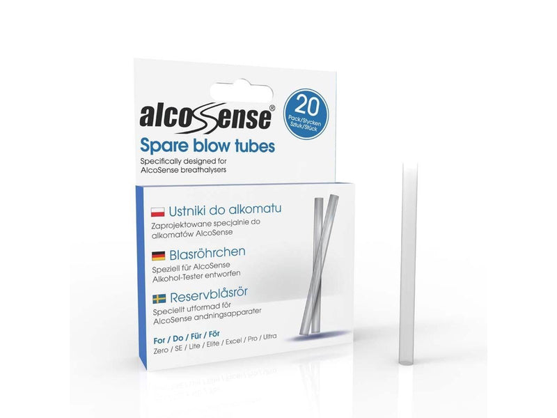 AlcoSense Mouthpieces 20-Pack