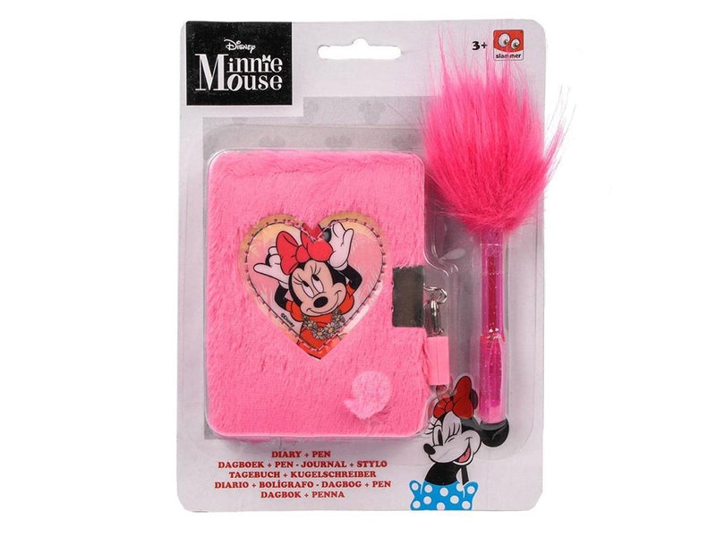 Slammer Minnie Diary Plush incl. Pen