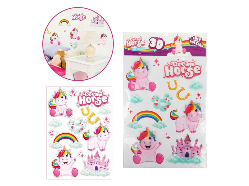 Toi-Toys Wall deco stickers unicorn
