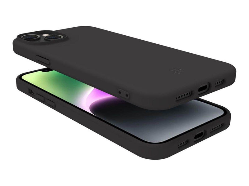 CELLY Cromo Soft rubber case iPhone 15 - Black
