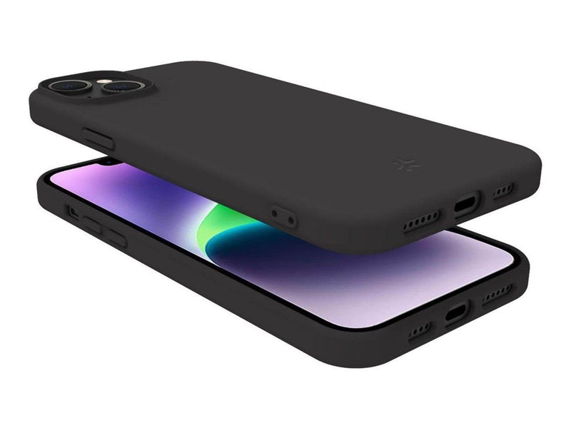 CELLY Cromo Soft rubber case iPhone 15 Plus - Black