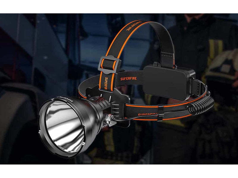 Superfire LED-Lampe Headlight HL60 2300lm USB-C