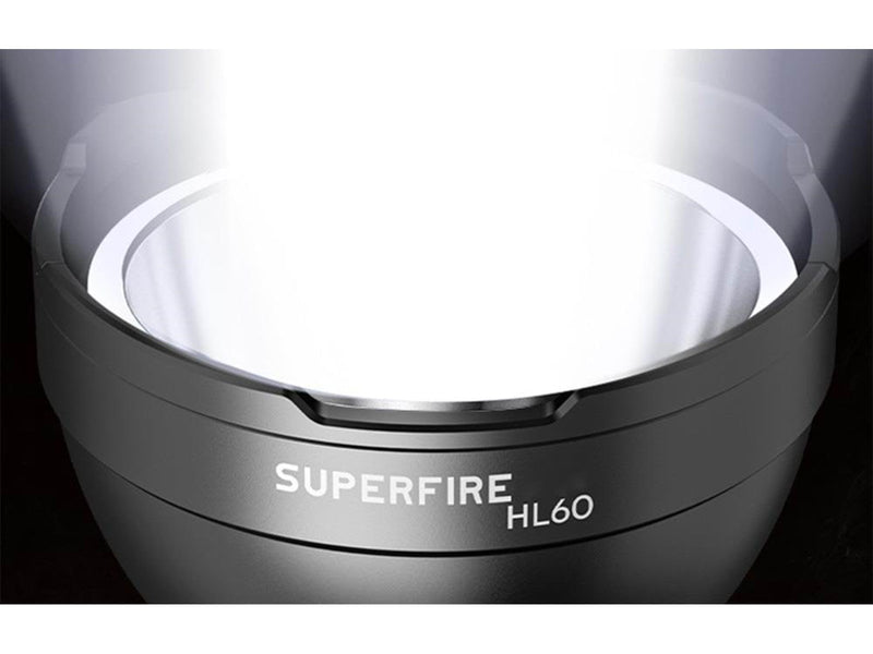 Superfire LED-Lampe Headlight HL60 2300lm USB-C