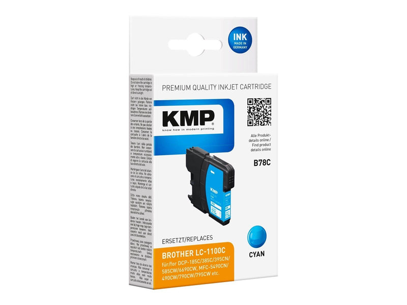 KMP B78C - cyan - compatible - ink cartridge - Tintenpatrone Cyan