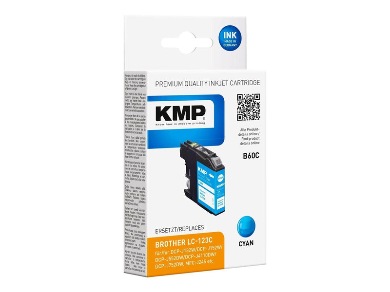 KMP B60C - cyan - compatible - ink cartridge - Tintenpatrone Cyan
