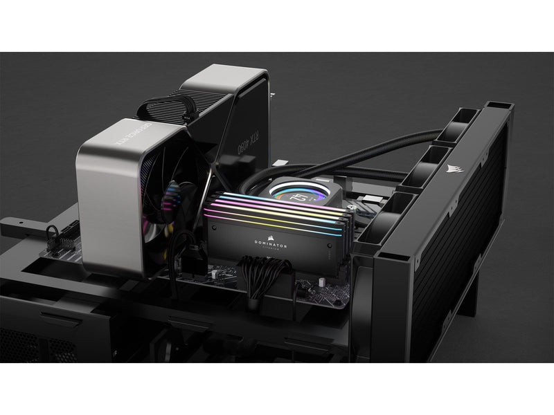 Corsair Dominator Titanium DDR5-6400 - 96GB - CL32 - Quad Channel (4 pcs) - Intel XMP - Schwarz