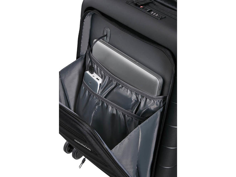 American Tourister Nova Stream Spinner 55/20 Expand Smart Black