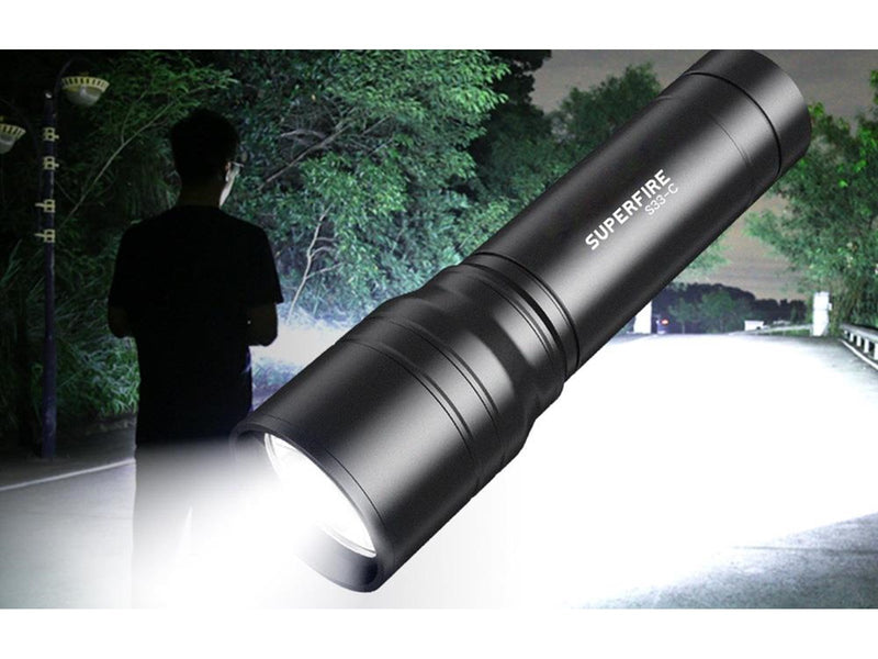 Superfire Flashlight  S33-C 210lm USB