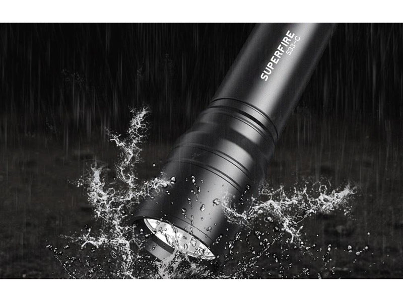 Superfire Flashlight  S33-C 210lm USB